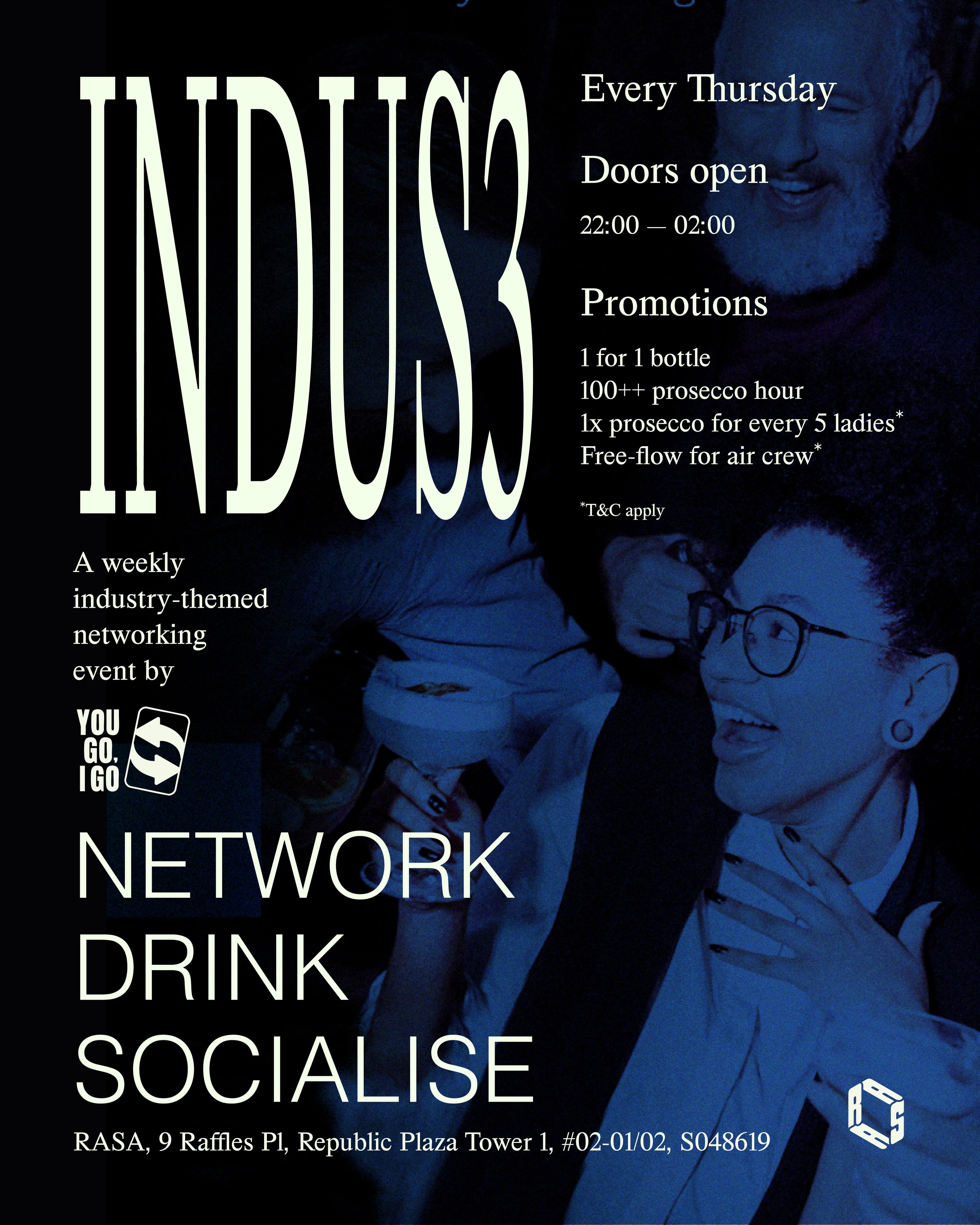 Image for INDUS3: Network • Drink • Socialise