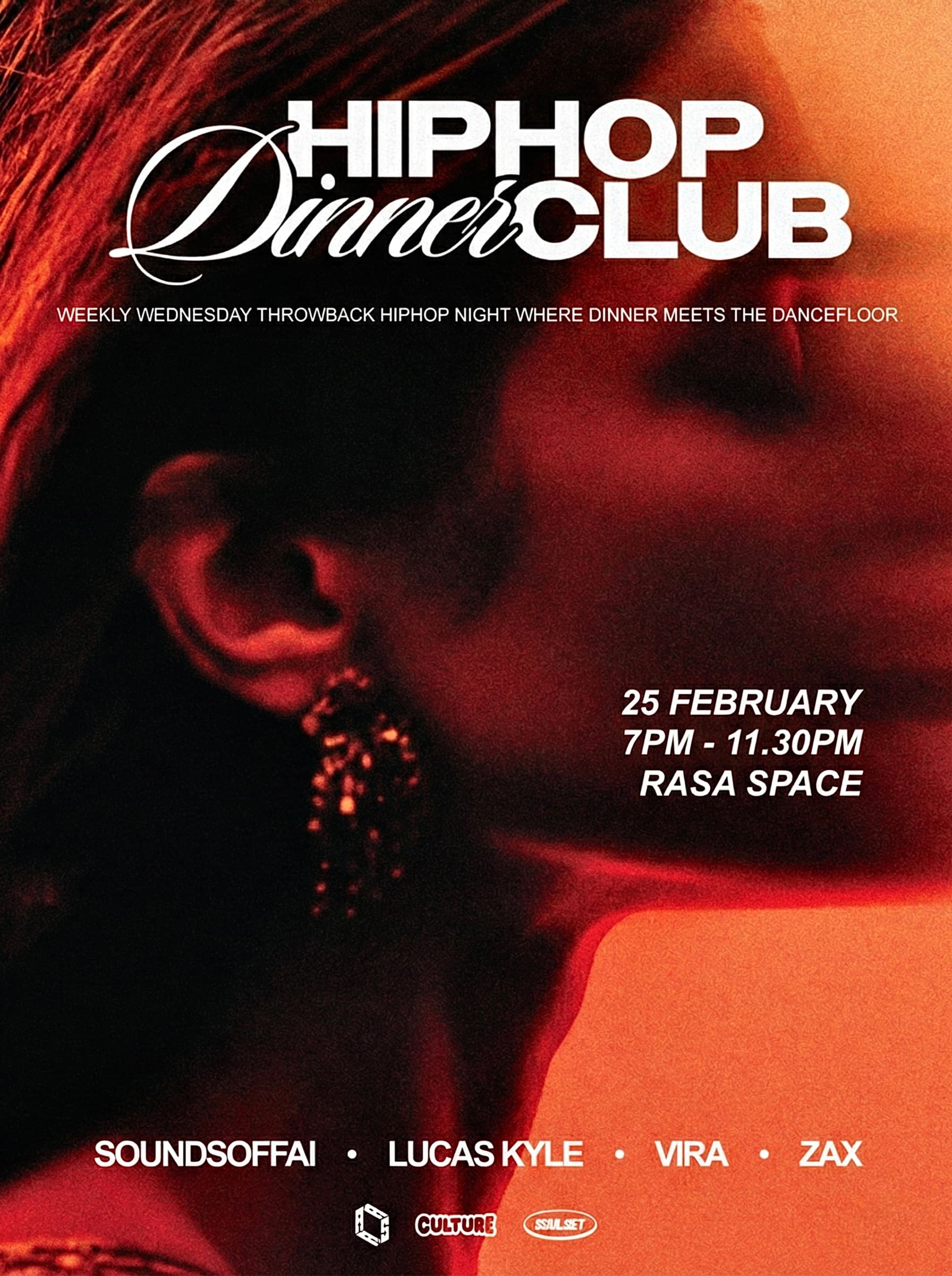 Image for Culture x SoulSet Presents HipHop Dinner Club