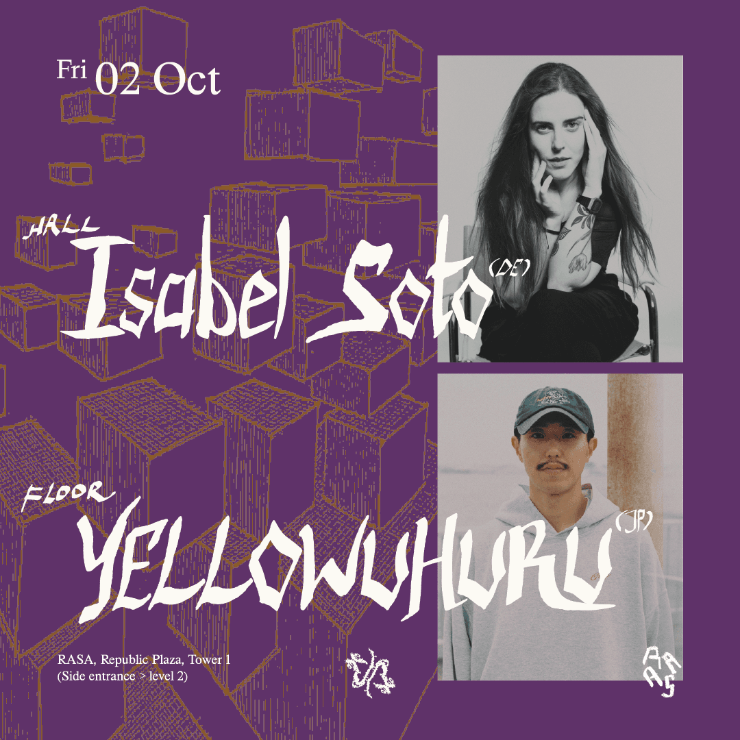 Image for RASA presents YELLOWUHURU (JP) & Isabel Soto (DE)