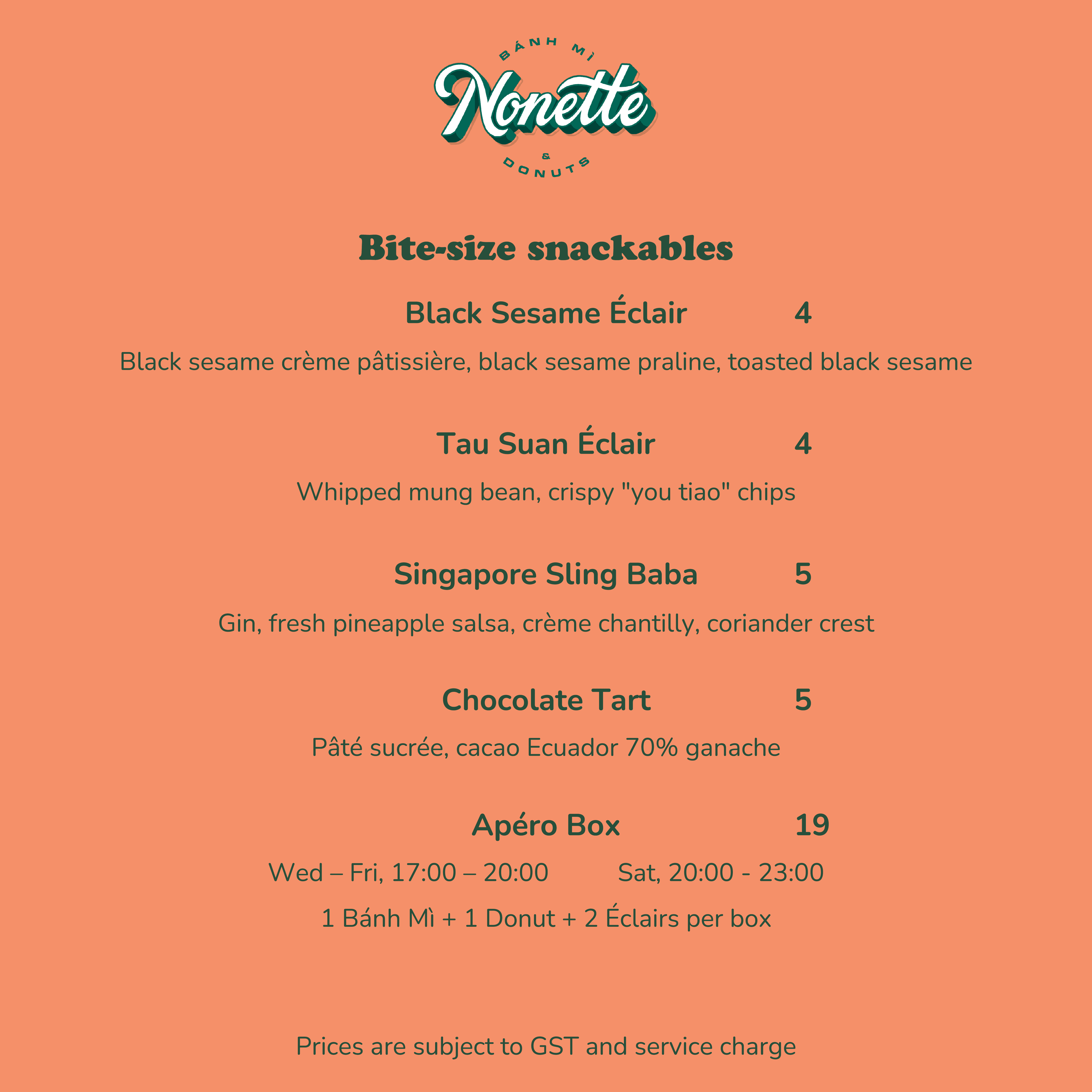 bite sized snackables & apero box