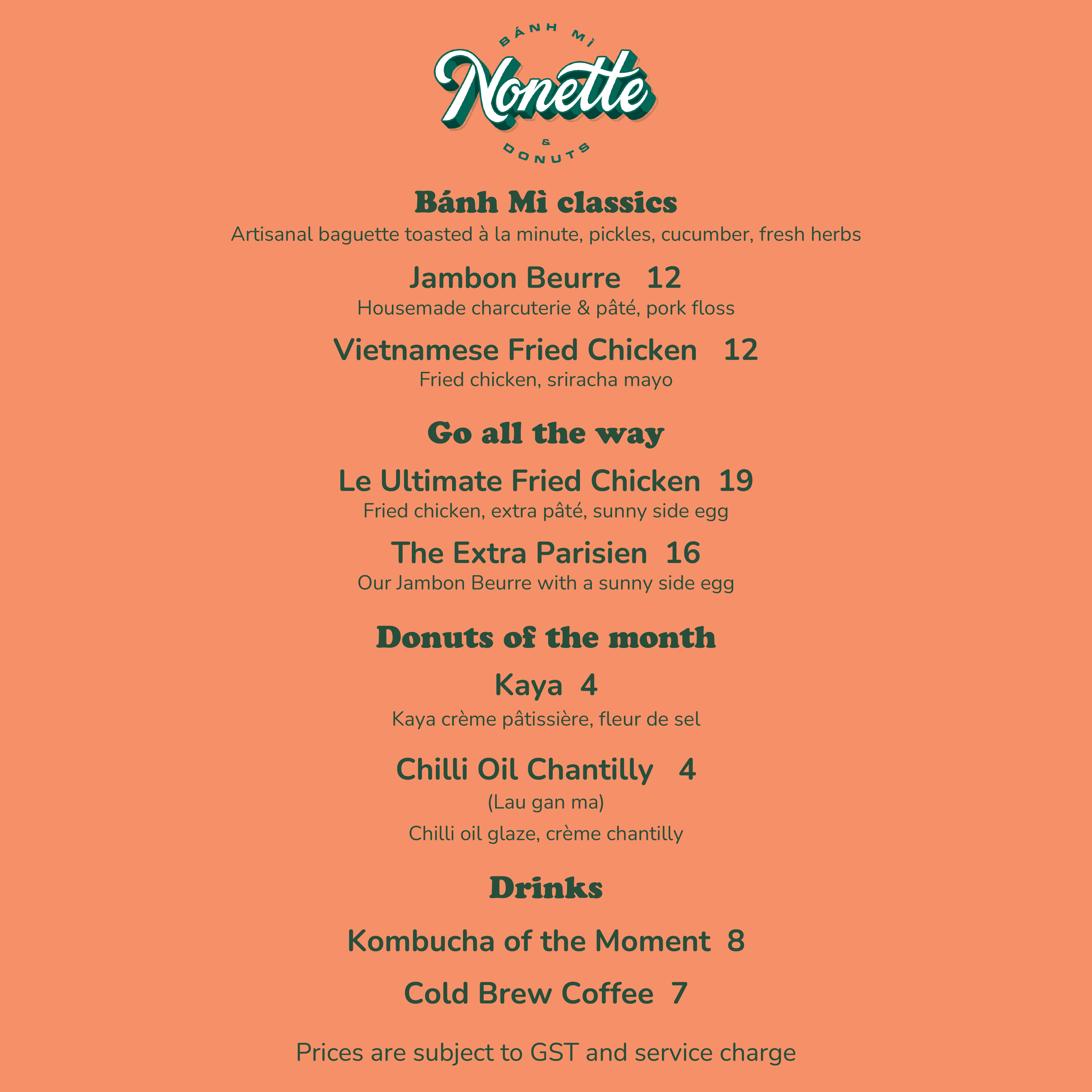 nonette lunch