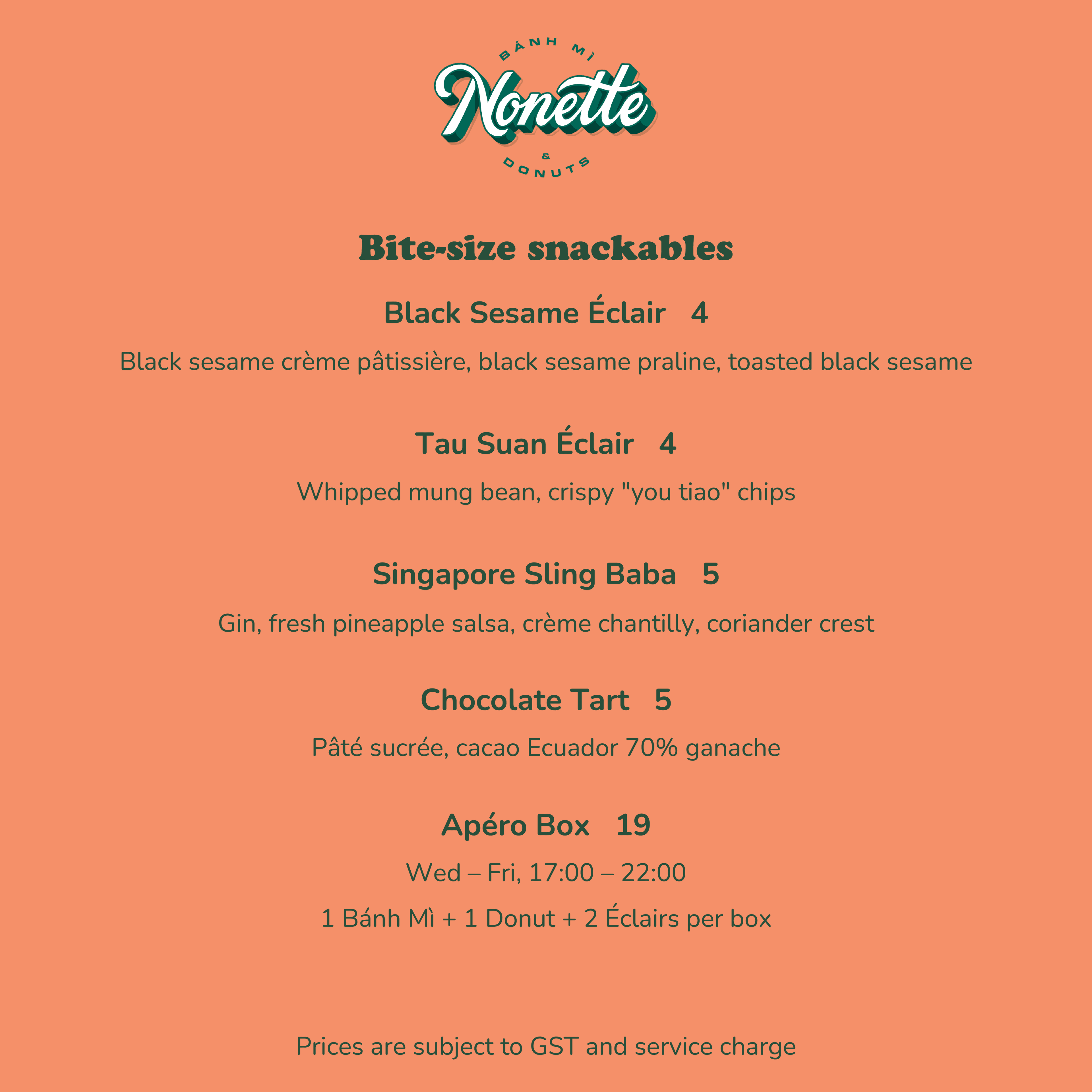 bite sized snackables & apero box