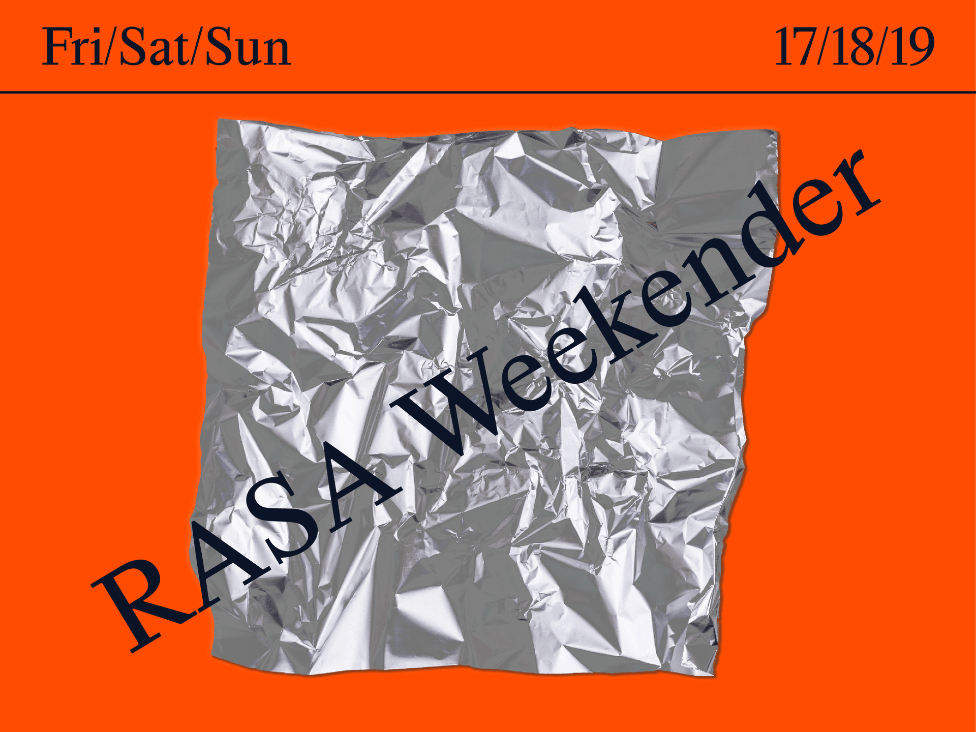RASA Weekender