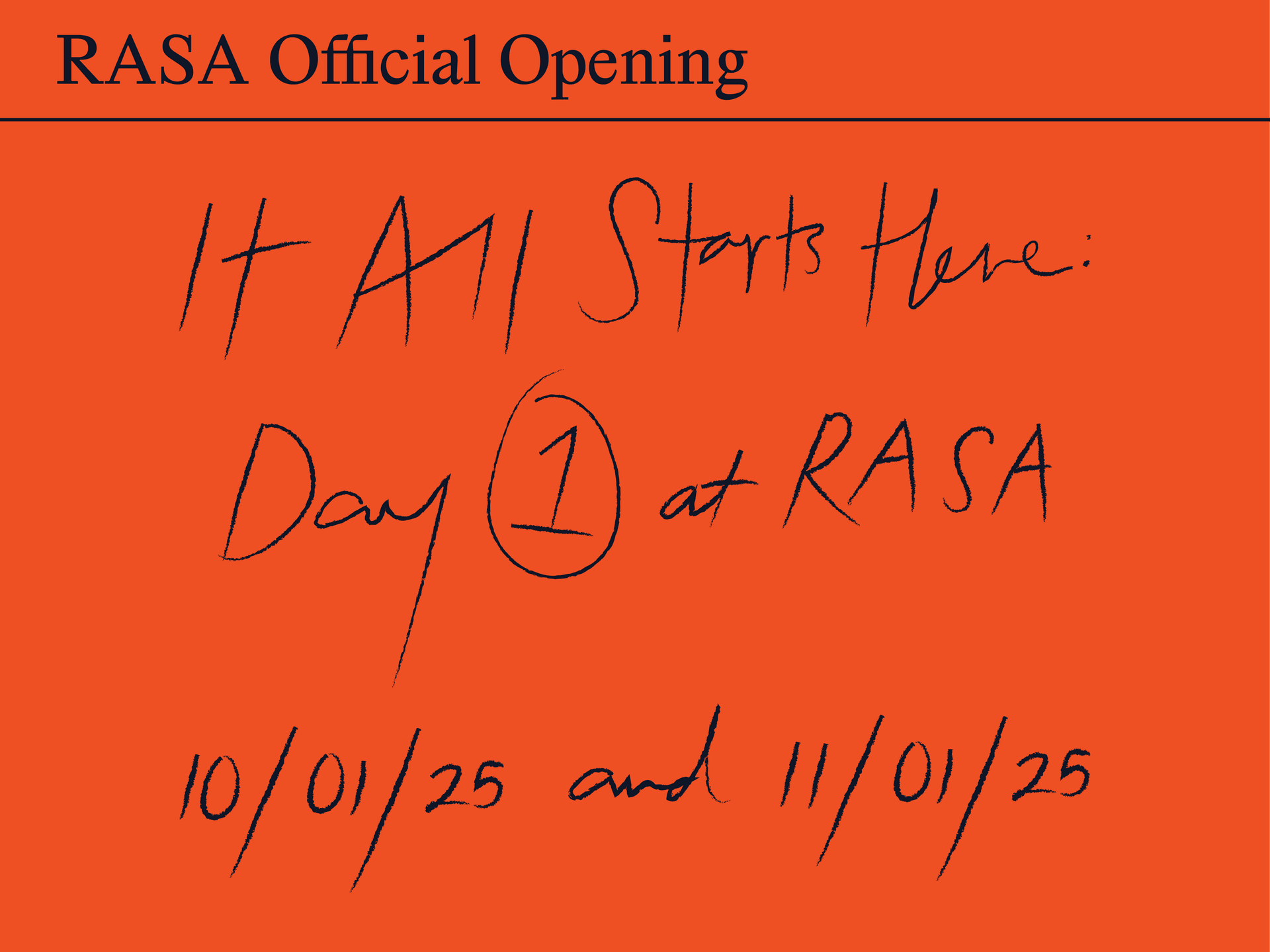 RASA Official Opening