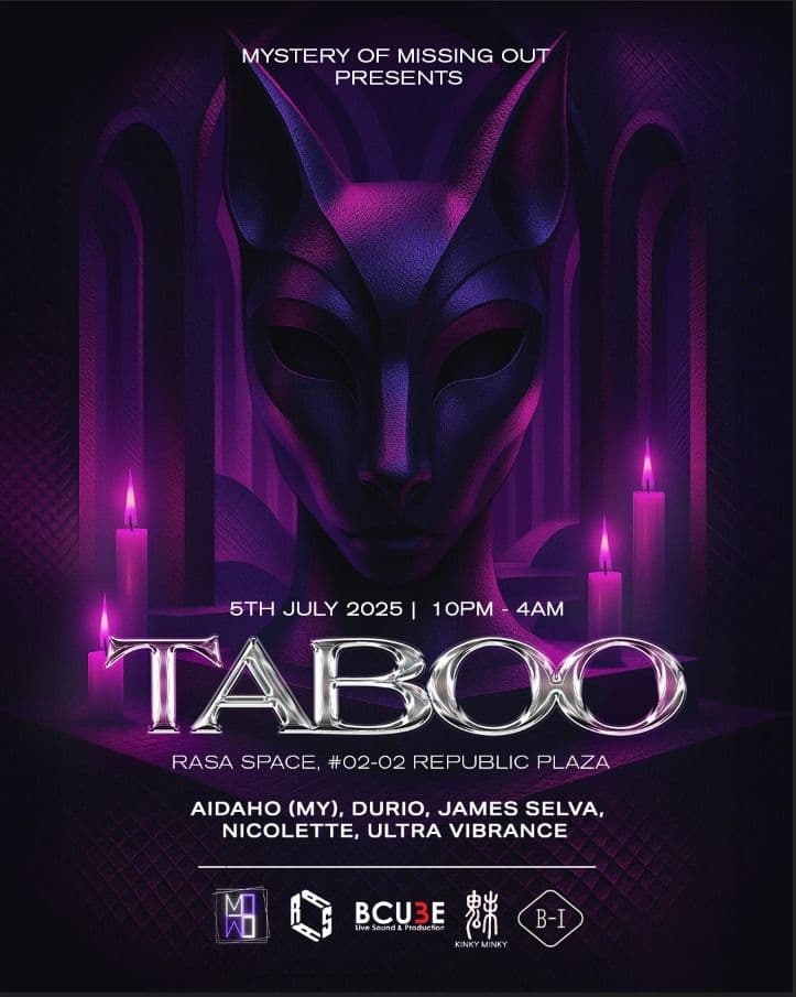 Image for Mystery of Missing Out presents TABOO