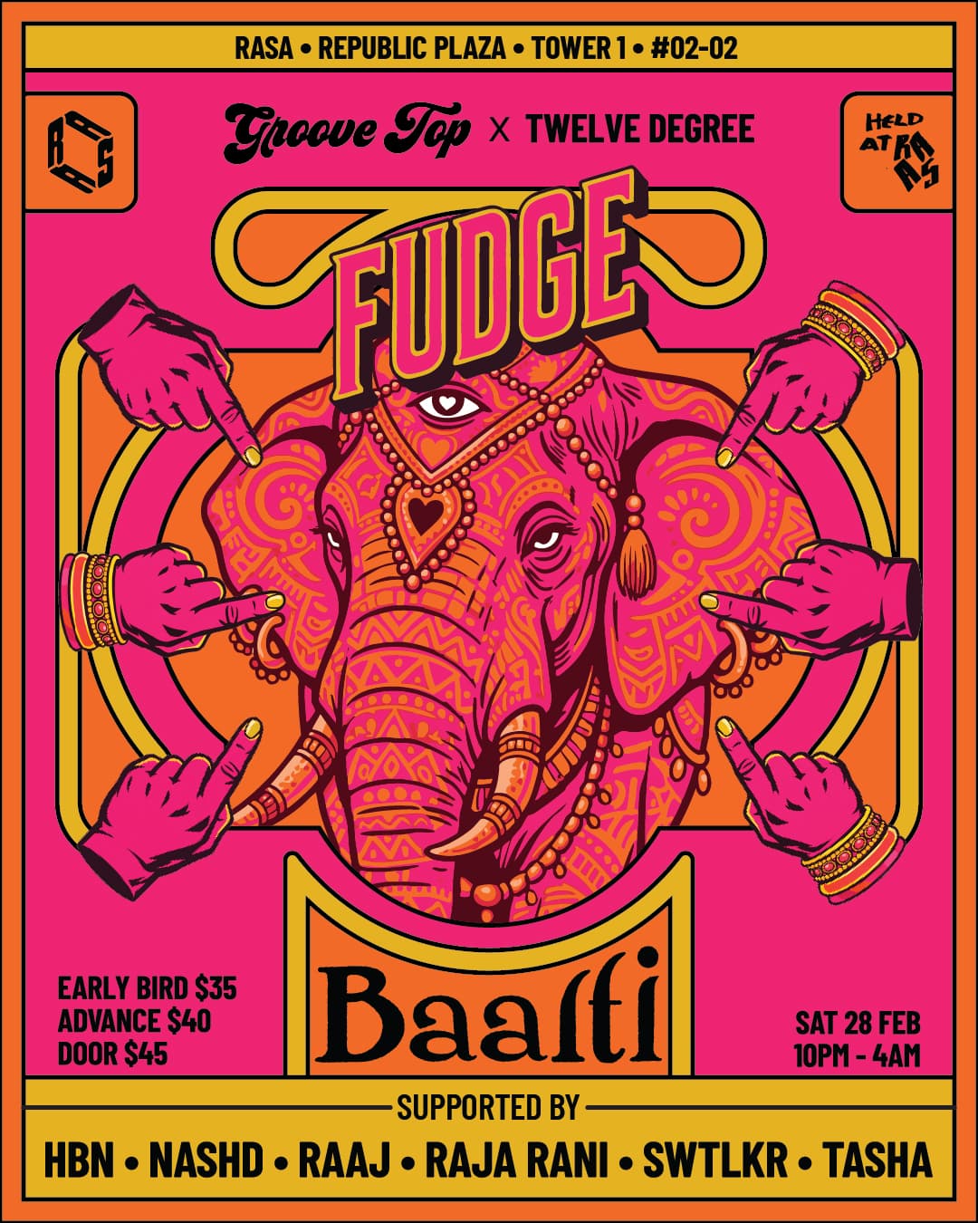 Image for GrooveTop x Twelve Degree present FUDGE