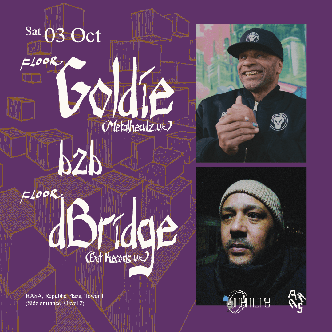 Image for RASA presents Goldie b2b dBridge