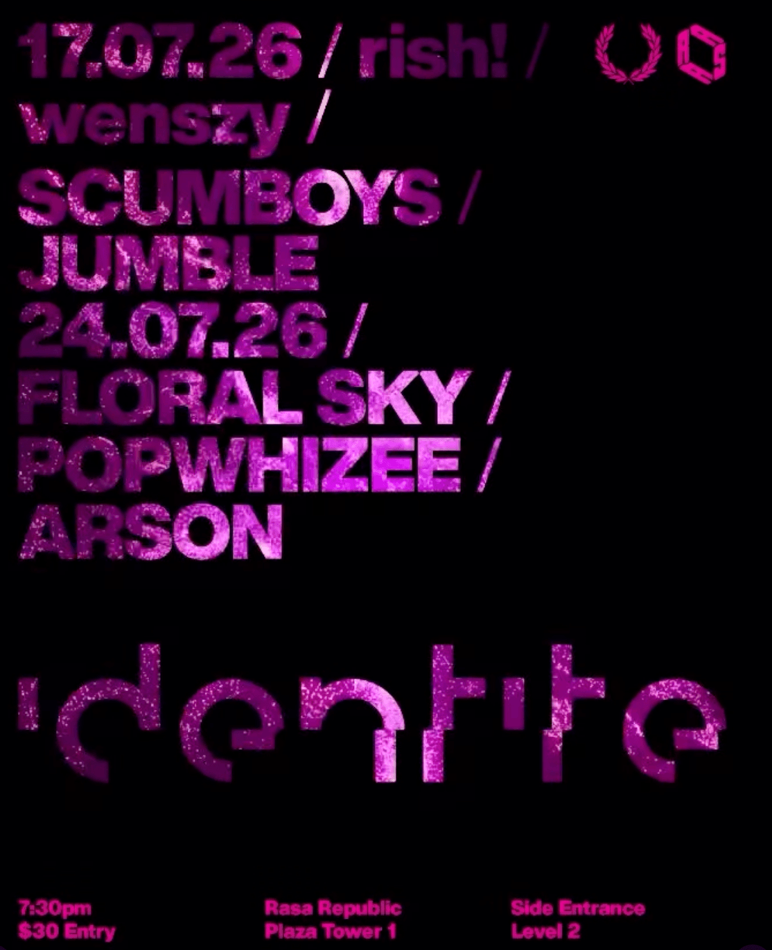 Image for IDENTITÉ - Live Band