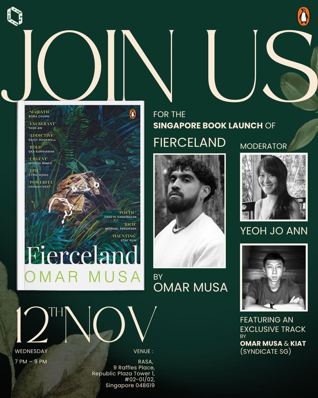 Image for Penguin Random House SEA presents Fierceland Book Launch