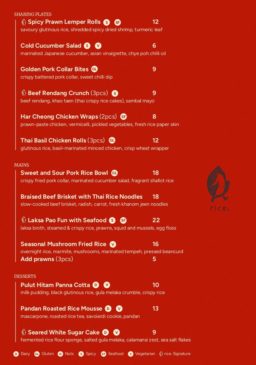 Menu Rasa Buffet Rasa | Food and Drinks